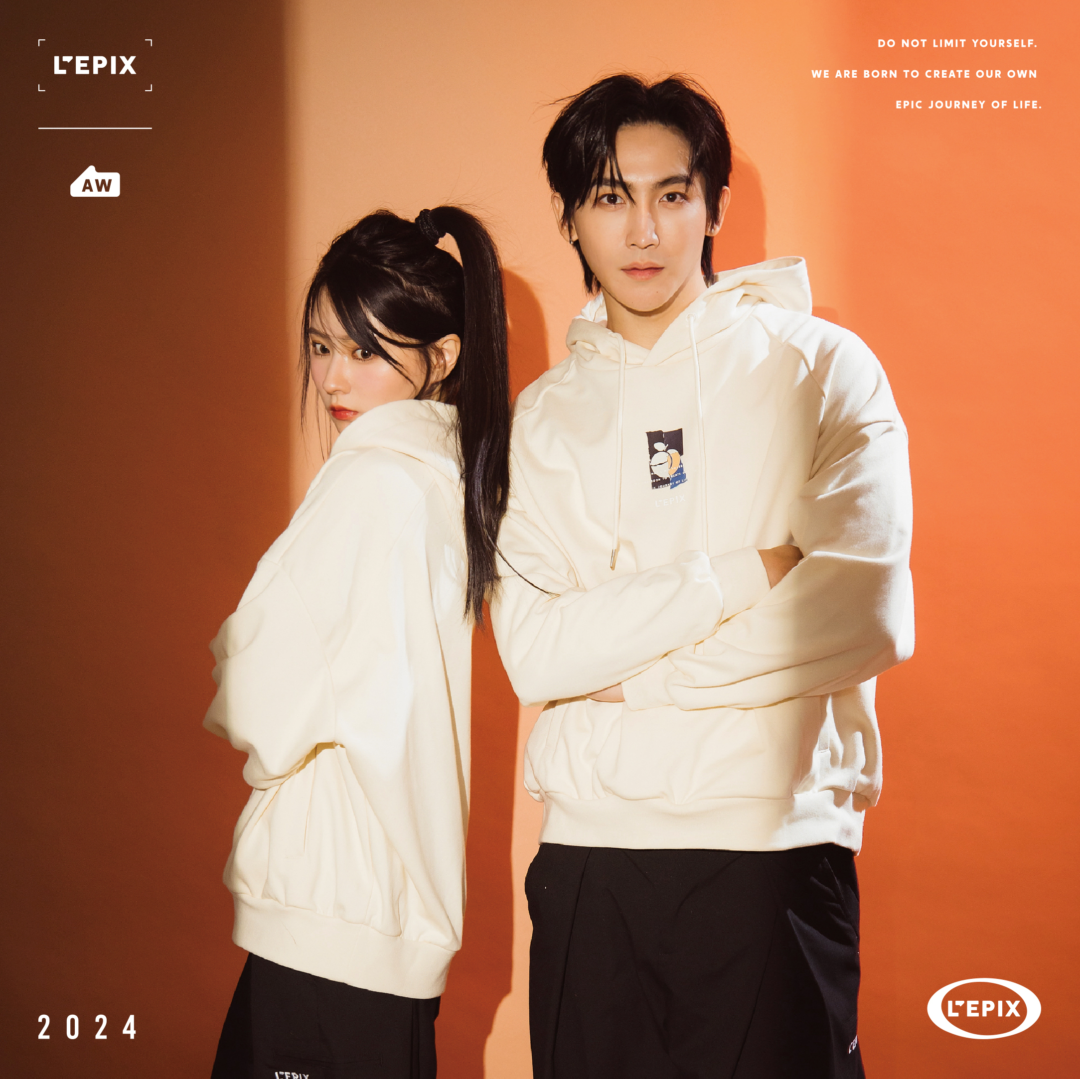 L'EPIX Peach Collage Hoodie 24 A/W 拼貼桃子帽T