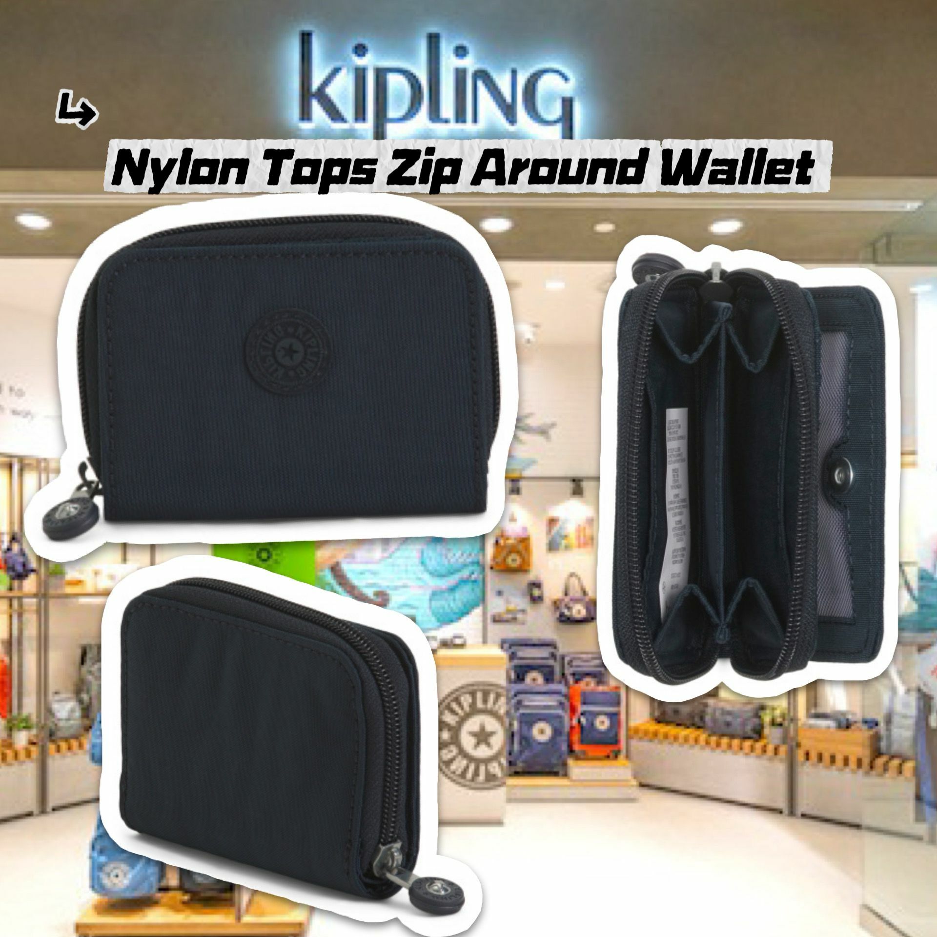 【預購】KIPLING Nylon G010922 銀包