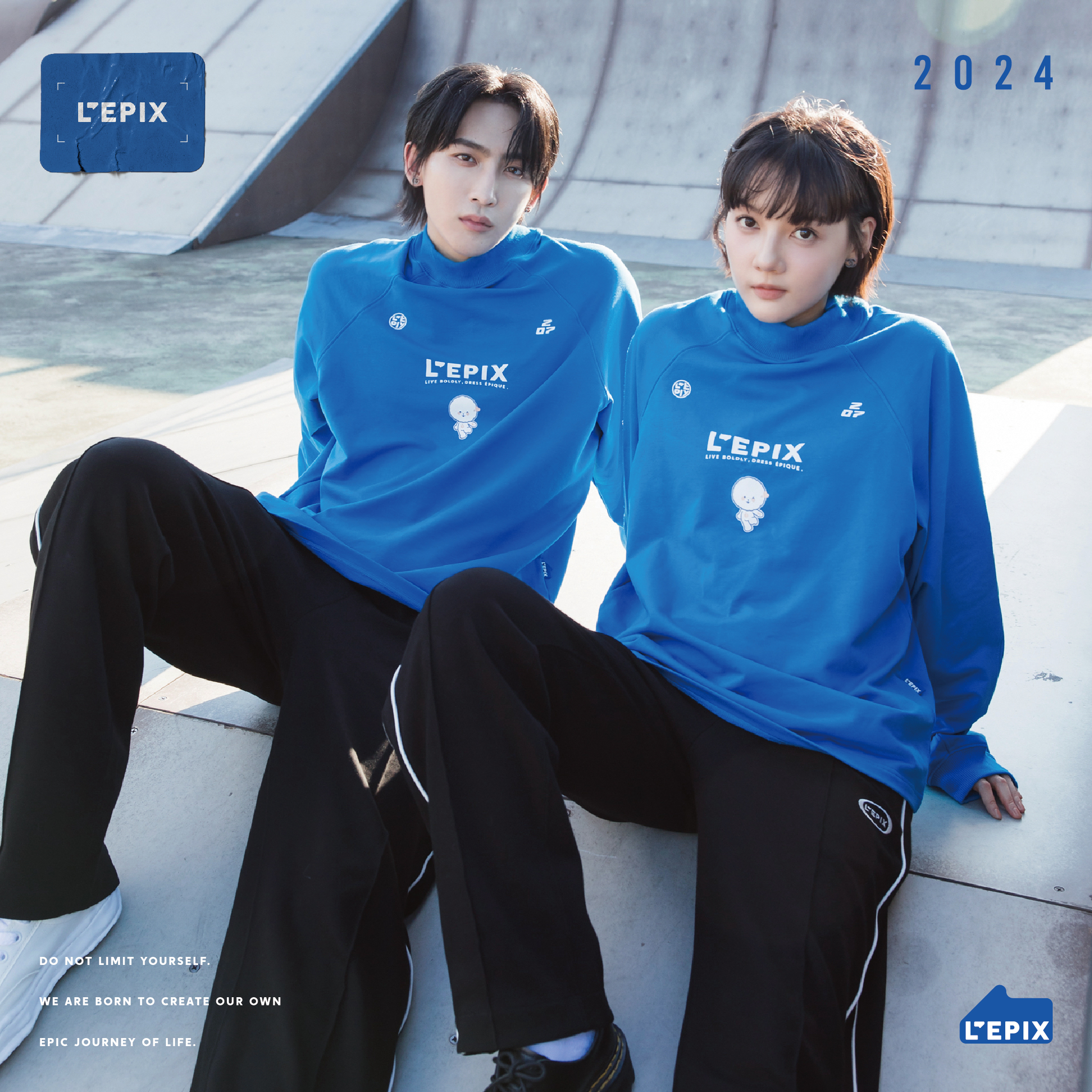 L'EPIX Female Artist Long Sleeve 24 A/W 小高領大學T