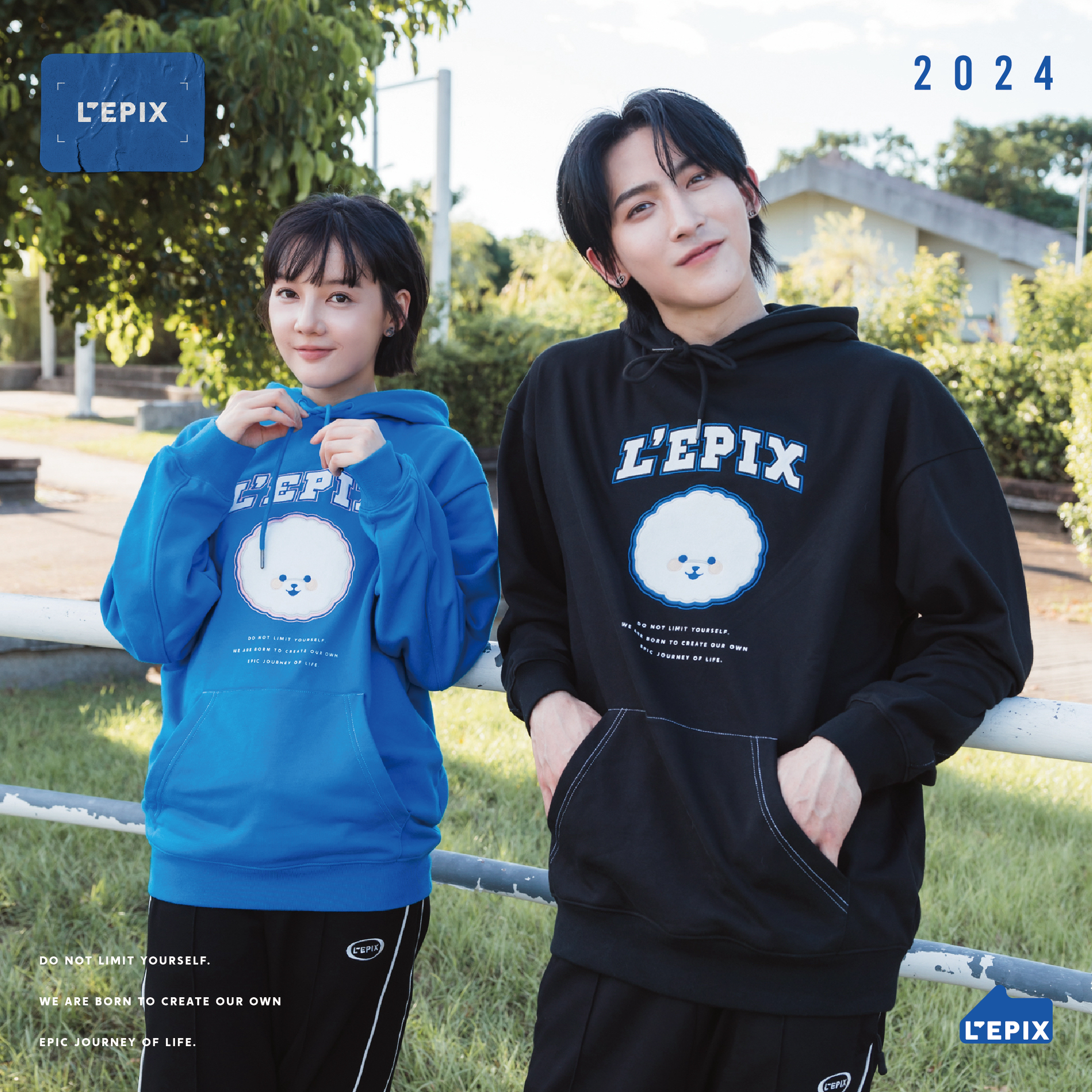 L'EPIX Female Artist Hoodie 24 A/W 女明星 暖毛帽T