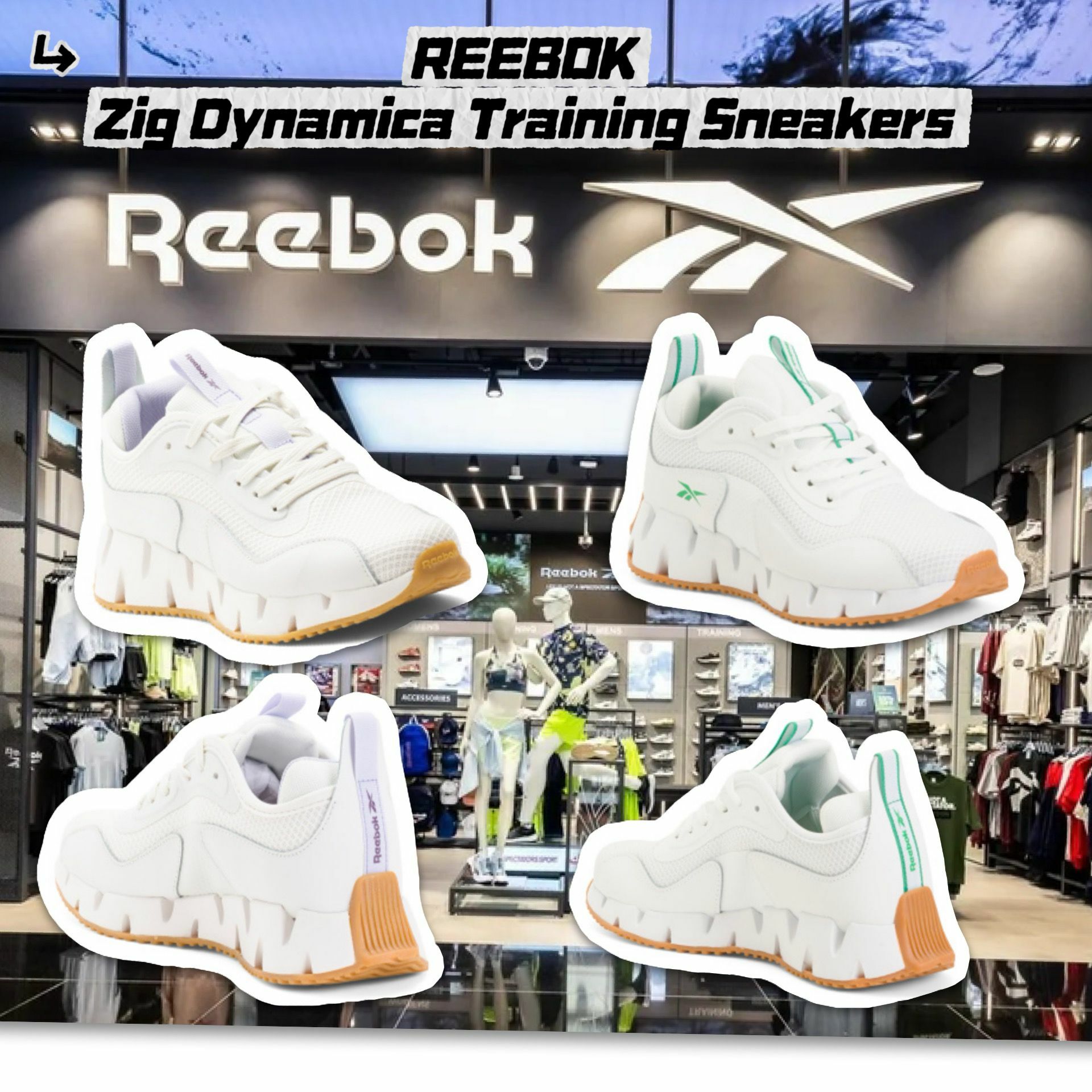 【預購】REEBOK Zig G010931 女裝運動鞋