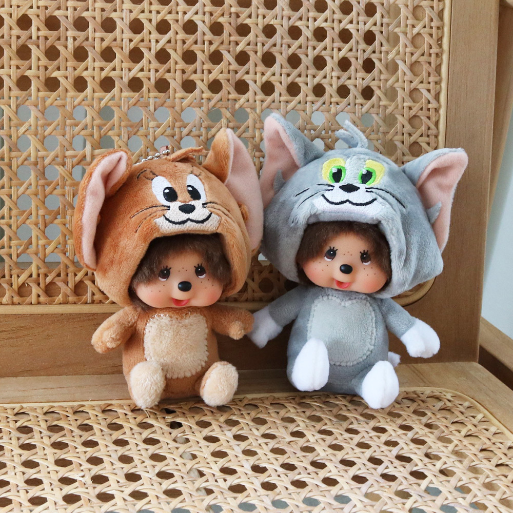 現貨┃Monchhichi x Tom and Jerry 夢奇奇 湯姆貓 傑利鼠 泰菲 吊飾