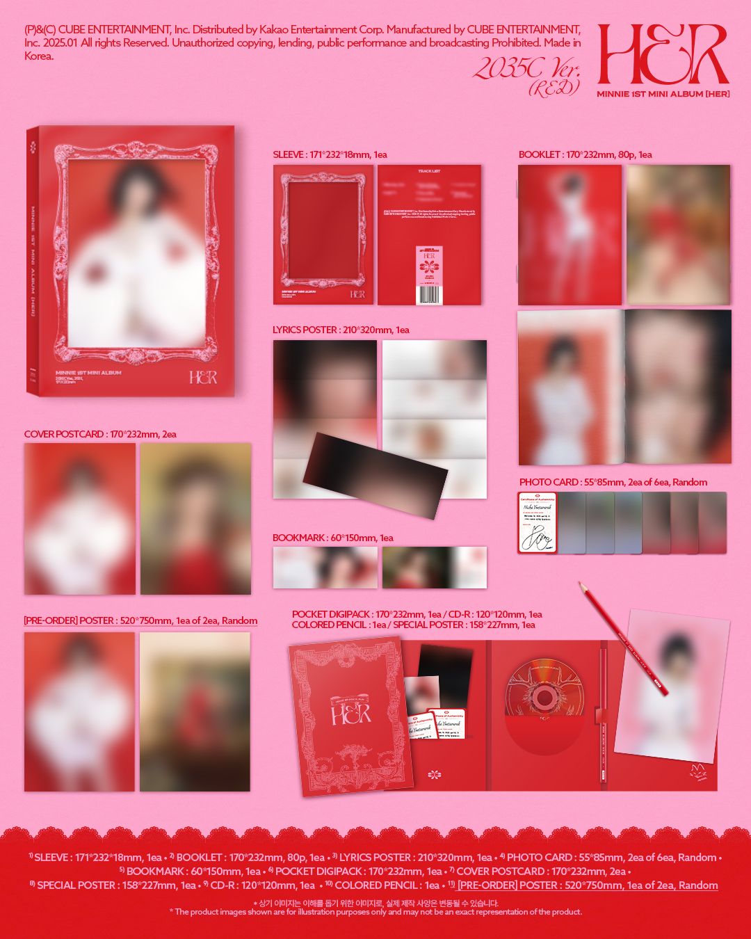 G)I-DLE MINNIE - 1st Mini Album [HER]