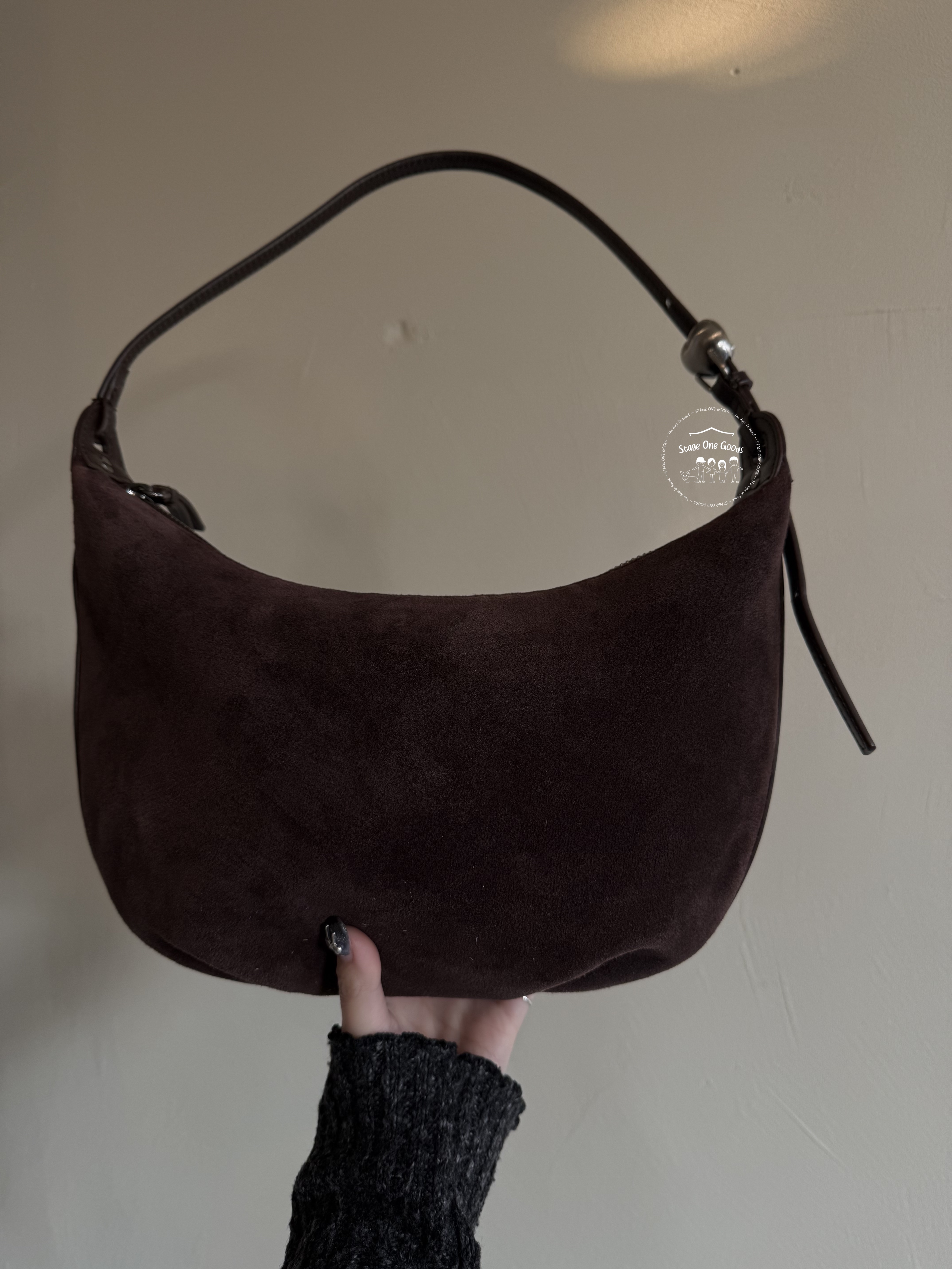 Archivepke Luv Moon Bag (Suede Brown)