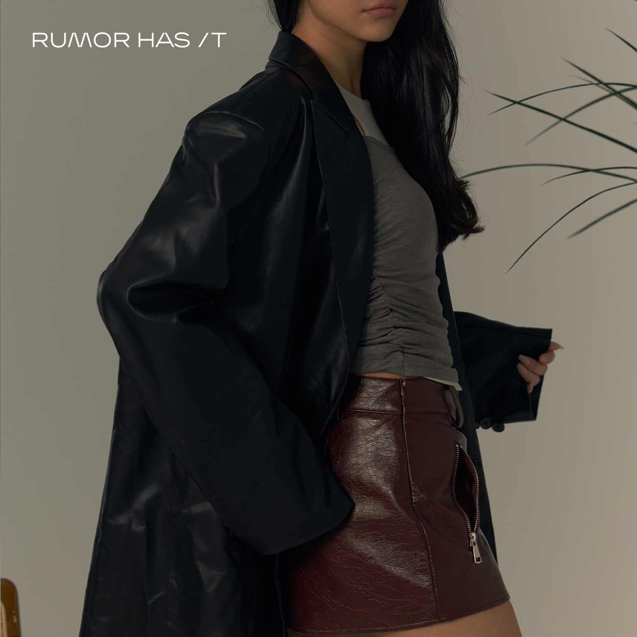 Leather Oversized Blazers