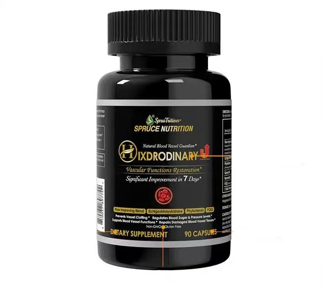 【 Spruce Nutrition 】第二代全新升級黑金水蛭素     六重配方 複合酶｜IXDRODINARY｜✓ 踢走血管垃圾 ✓ 恢復血管彈性 ✓ 預防血栓形成 ✓ 提升免疫力｜90 粒裝（美國原裝行貨）美國雲杉SPRUCE