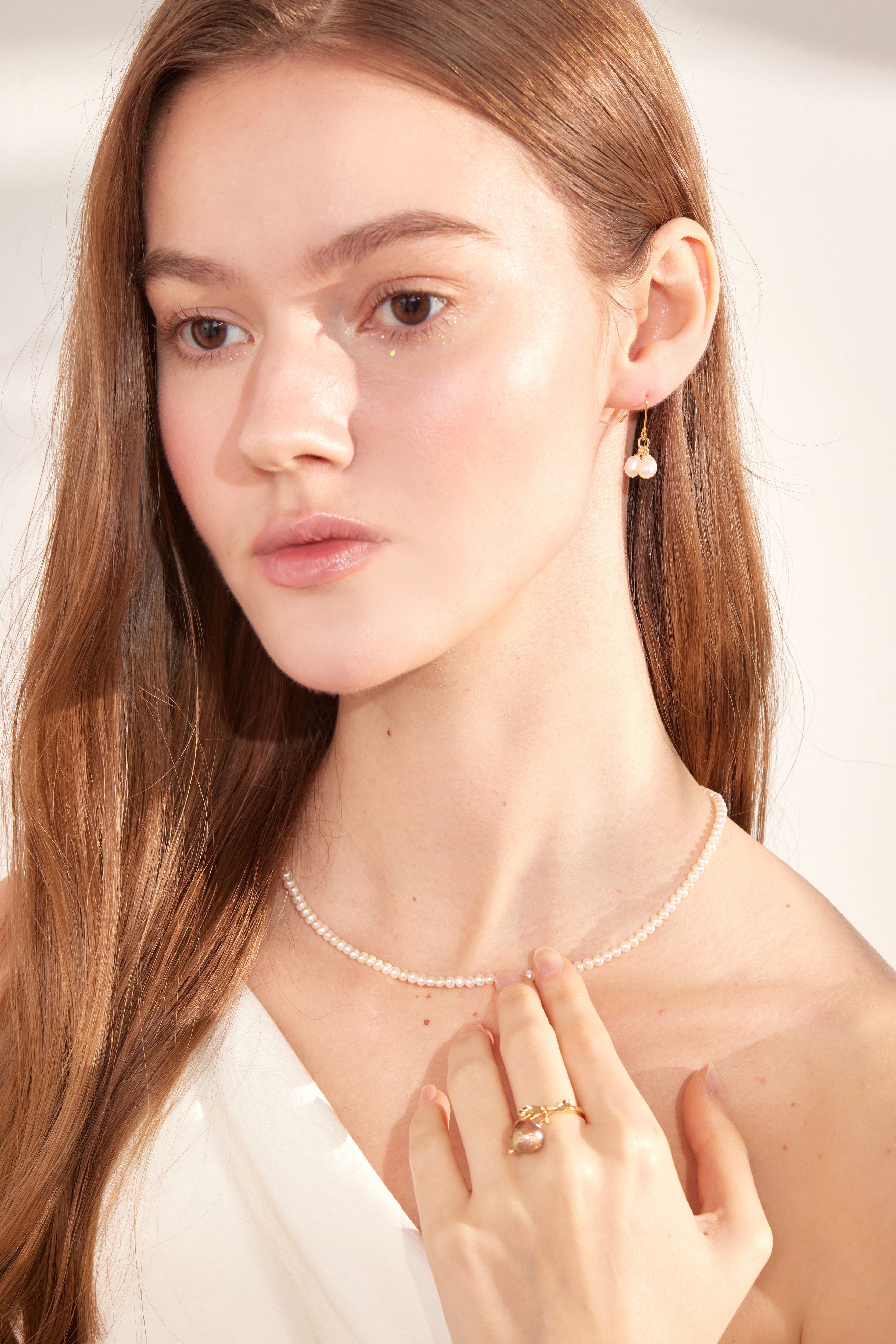 N895 | 純銀淡水珍珠項鍊