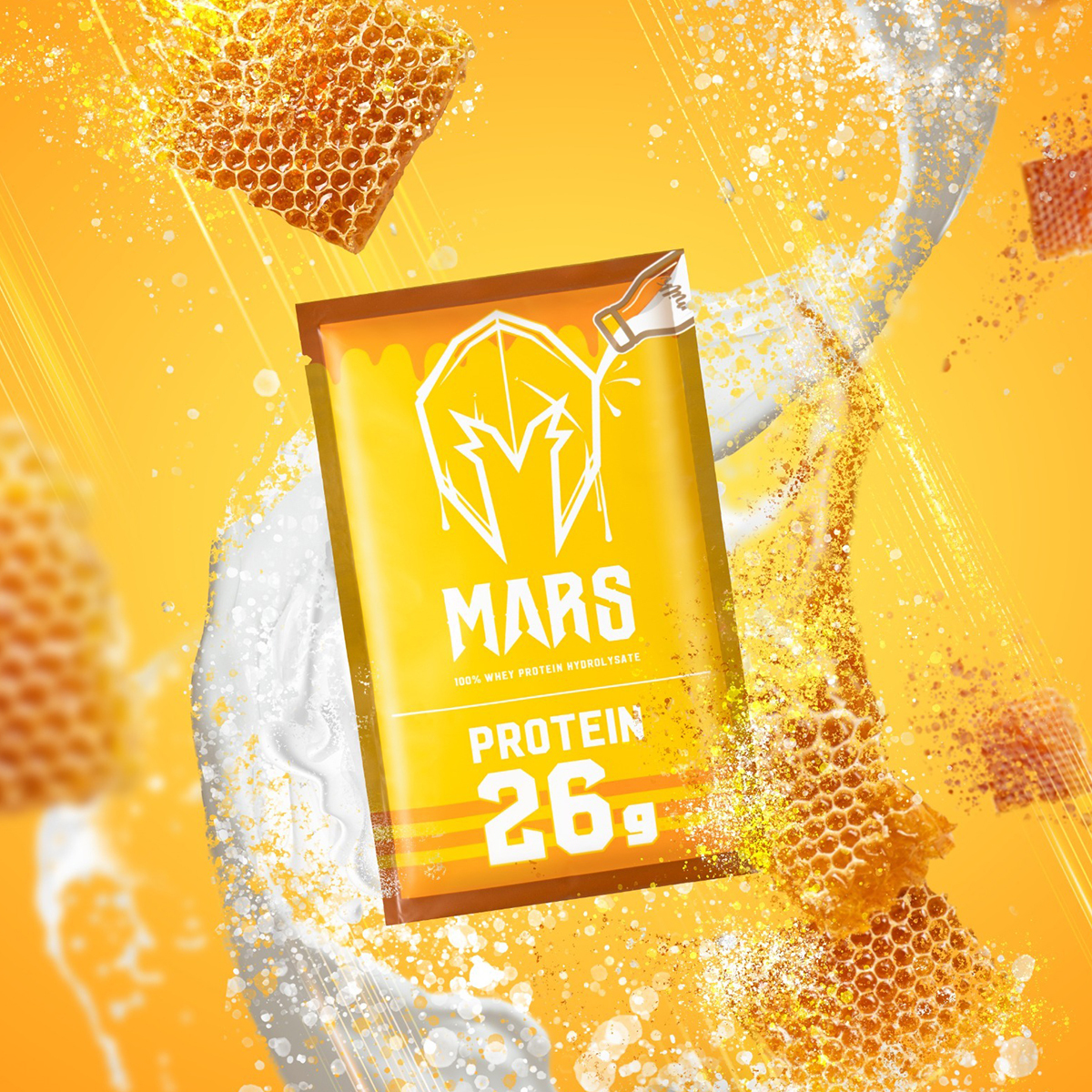 戰神MARS 水解乳清蛋白-蜂蜜牛奶風味