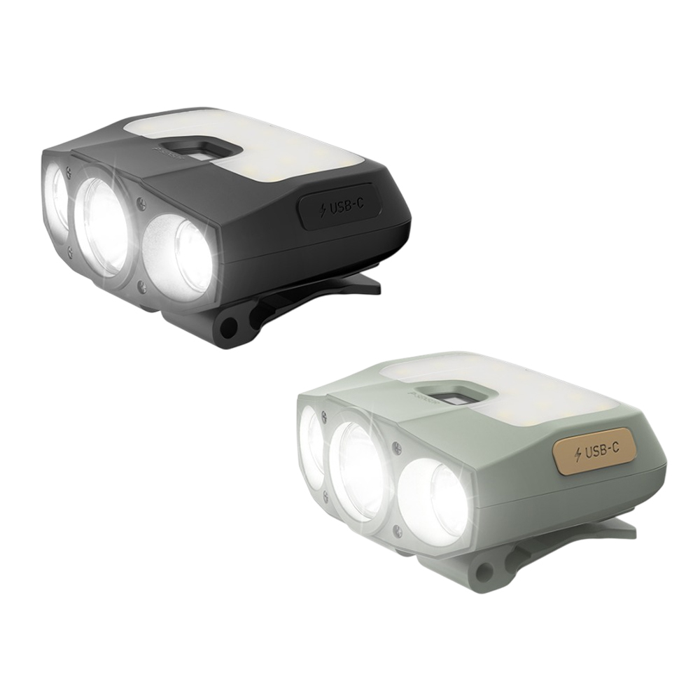 CLAYMORE 200H 感應式三光源夾帽燈