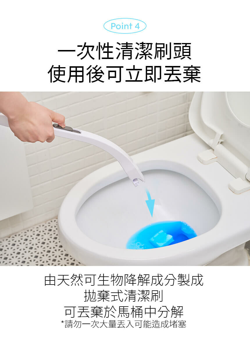 SAENGONG 生活工作所 拋棄式馬桶刷清潔組