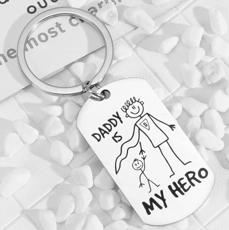 父親節鑰匙圈 DADDY IS MY HERO MD4567