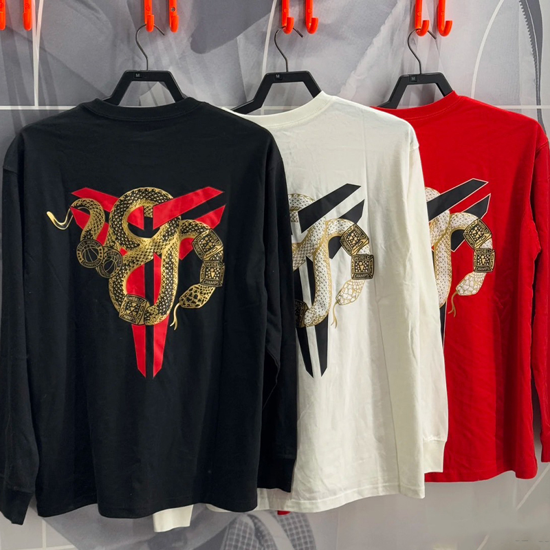 NIKE Kobe "Year of Mamba" Max90 LS Tee 曼巴之年 黑 白 紅 cny 薄長tee 長袖上衣 IB0242-010-657-133
