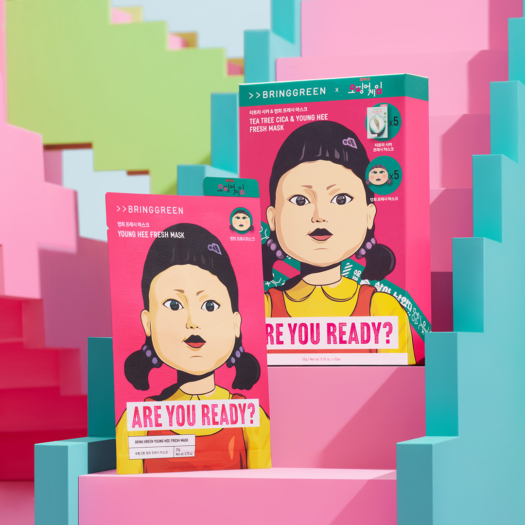 【BRINGGREEN】[魷魚遊戲聯名] 茶樹修護舒緩面膜