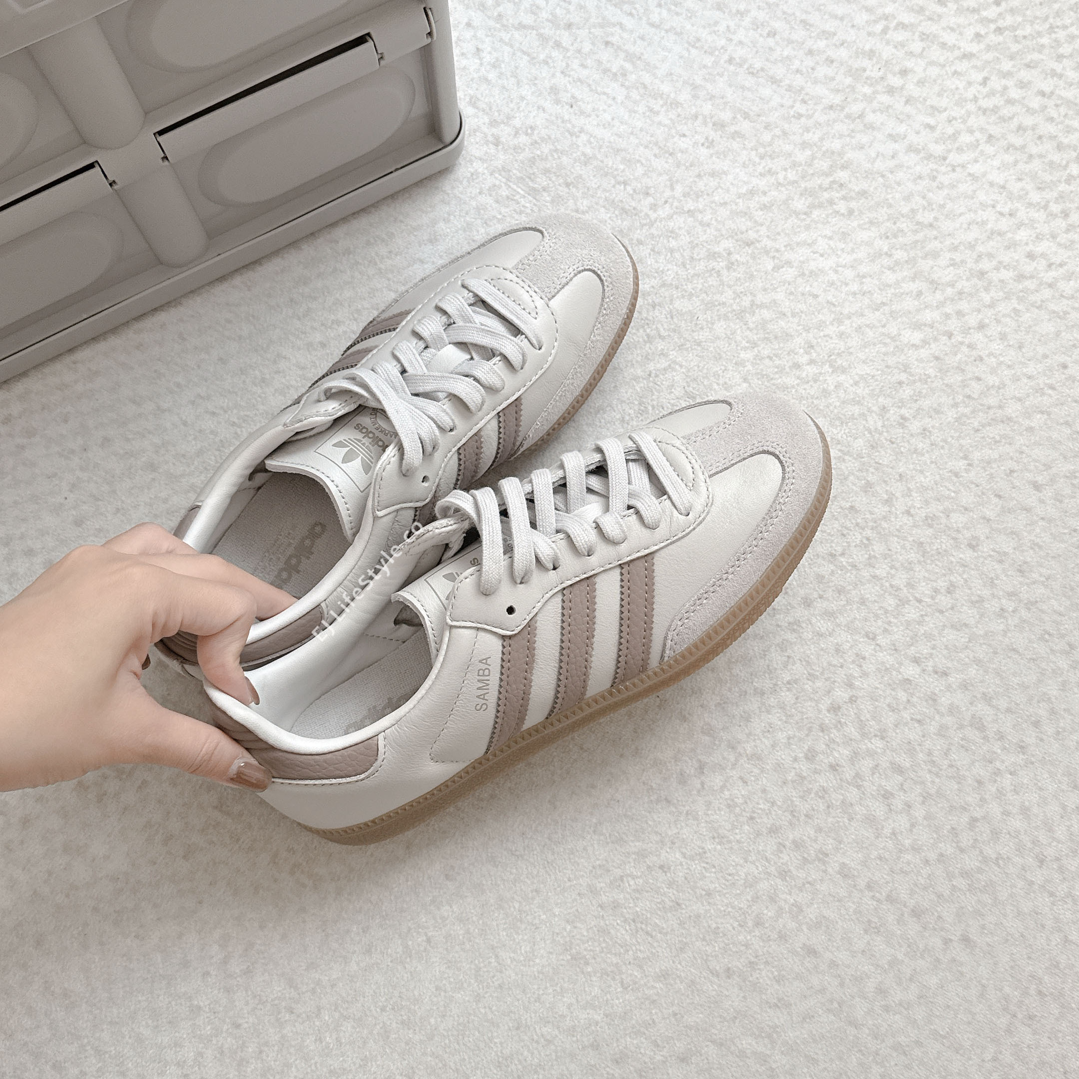 ADIDAS SAMBA OG 灰奶茶 低飽和 米灰 牛奶糖底 男女鞋 JH5792 / 現貨