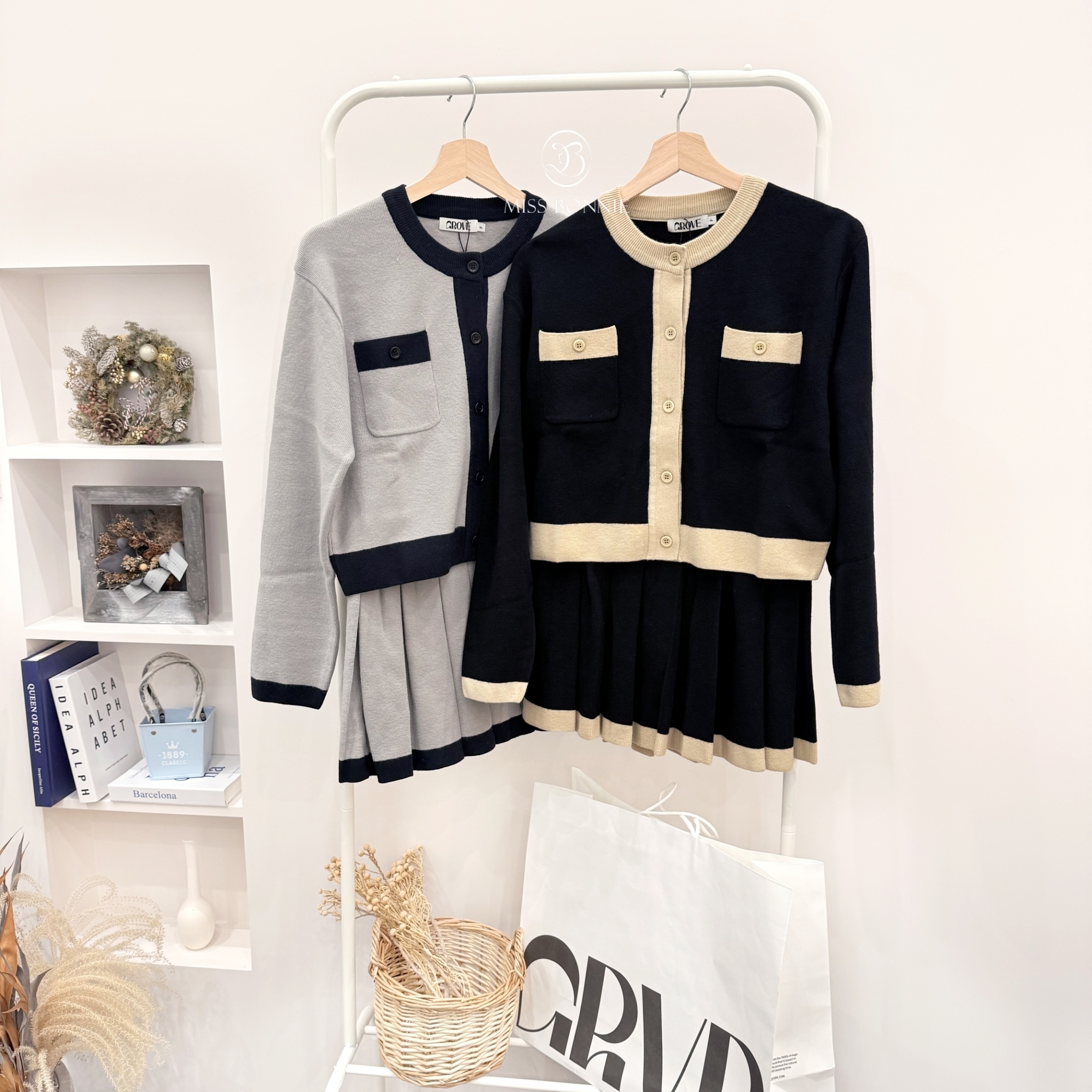 GROVE針織套裝(共2色)