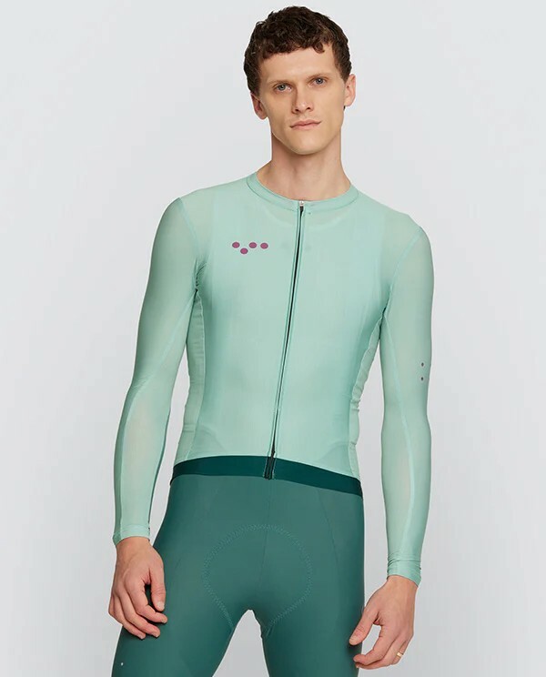 Pedla 男款薄長袖車衣 BOLD Essential Air LS Jersey  Patina /綠