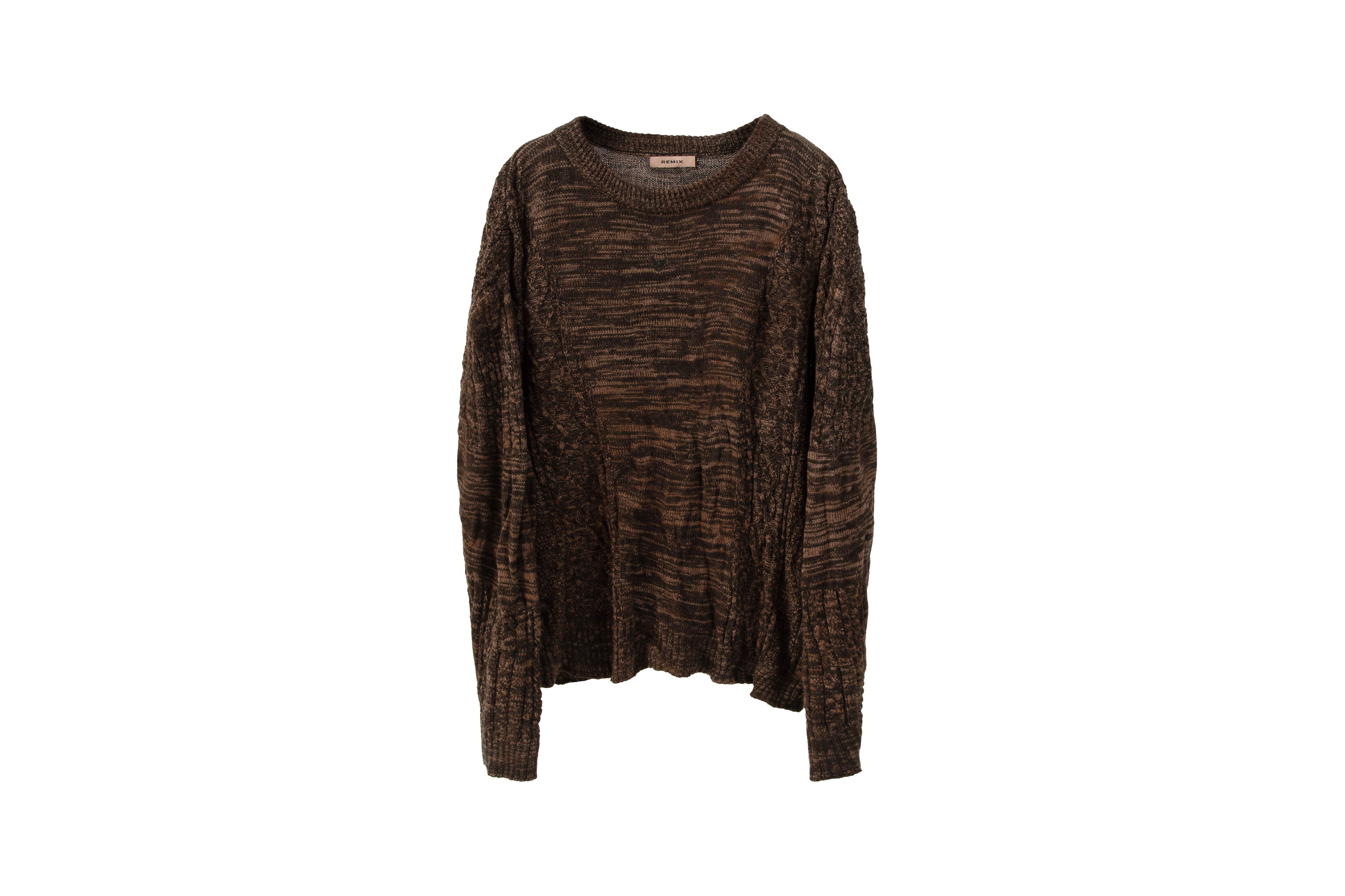 REMIX "MRG Knitted Sweater" (Brown)