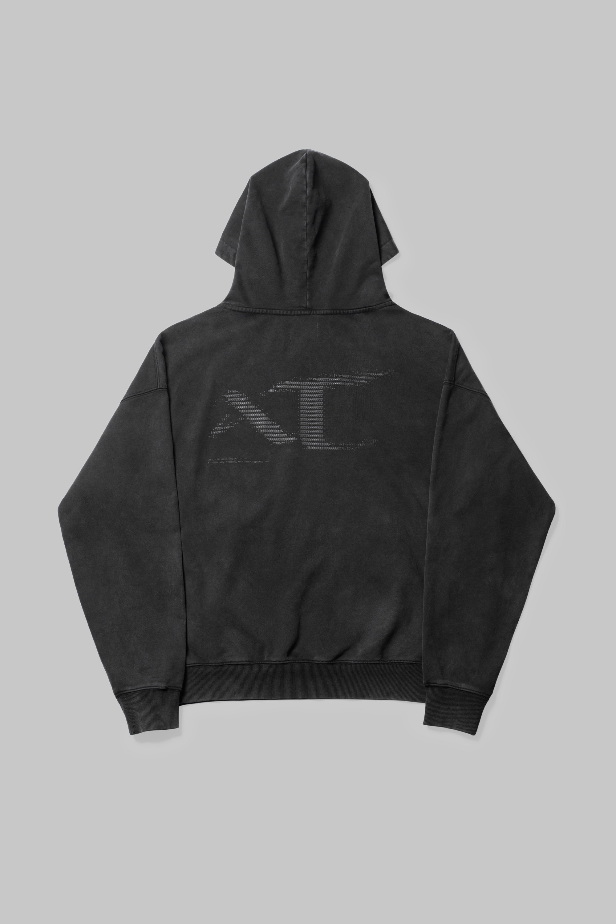Anonymous Talking / Logo Hoodie - F24-LS06