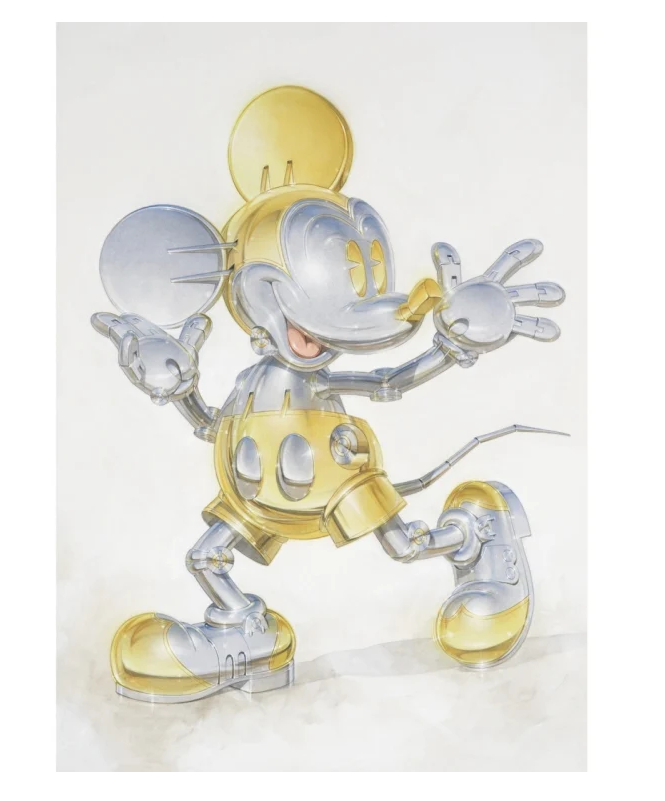 Hajime Sorayama X Disney Poster -White