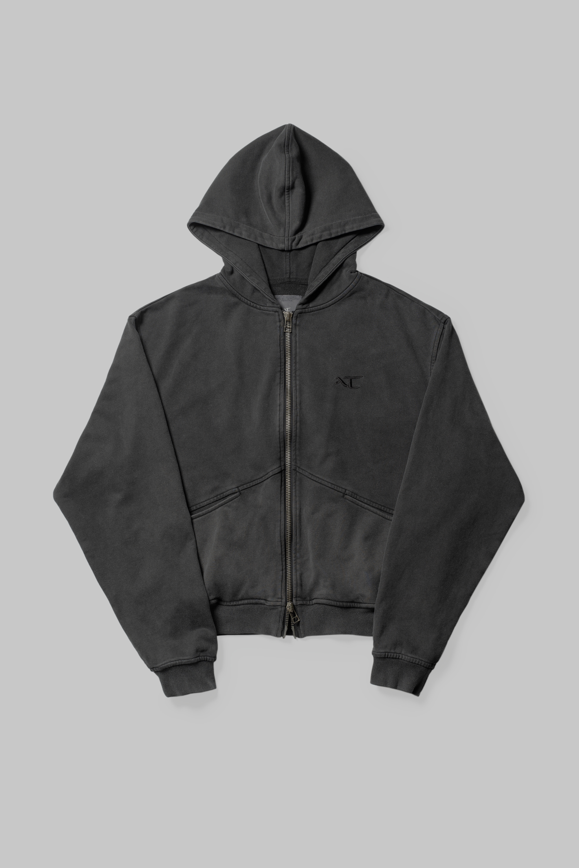 Anonymous Talking / Zip-Up Hoodie - F24-LS04