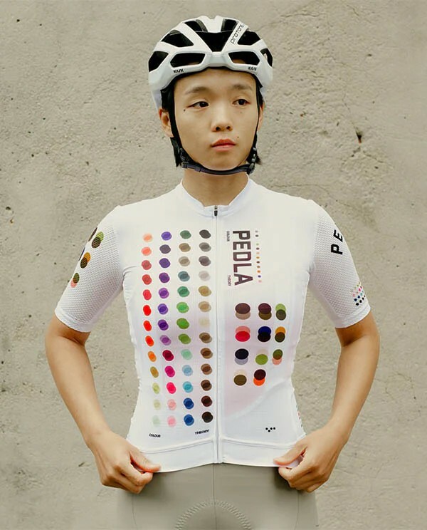 Pedla 女款車衣 Colour Theory LunaAIR Jersey White /白
