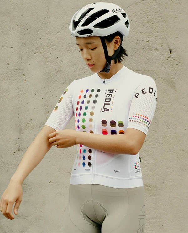 Pedla 女款車衣 Colour Theory LunaAIR Jersey White /白