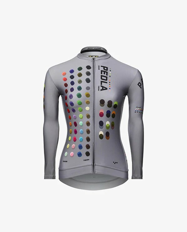 Pedla 女款薄長袖車衣 Colour Theory Classic LS Jersey Silver /銀