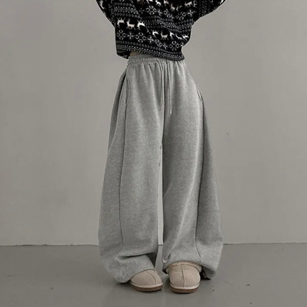 【優惠價現貨】韓國厚款絨毛底棉褲（7色）