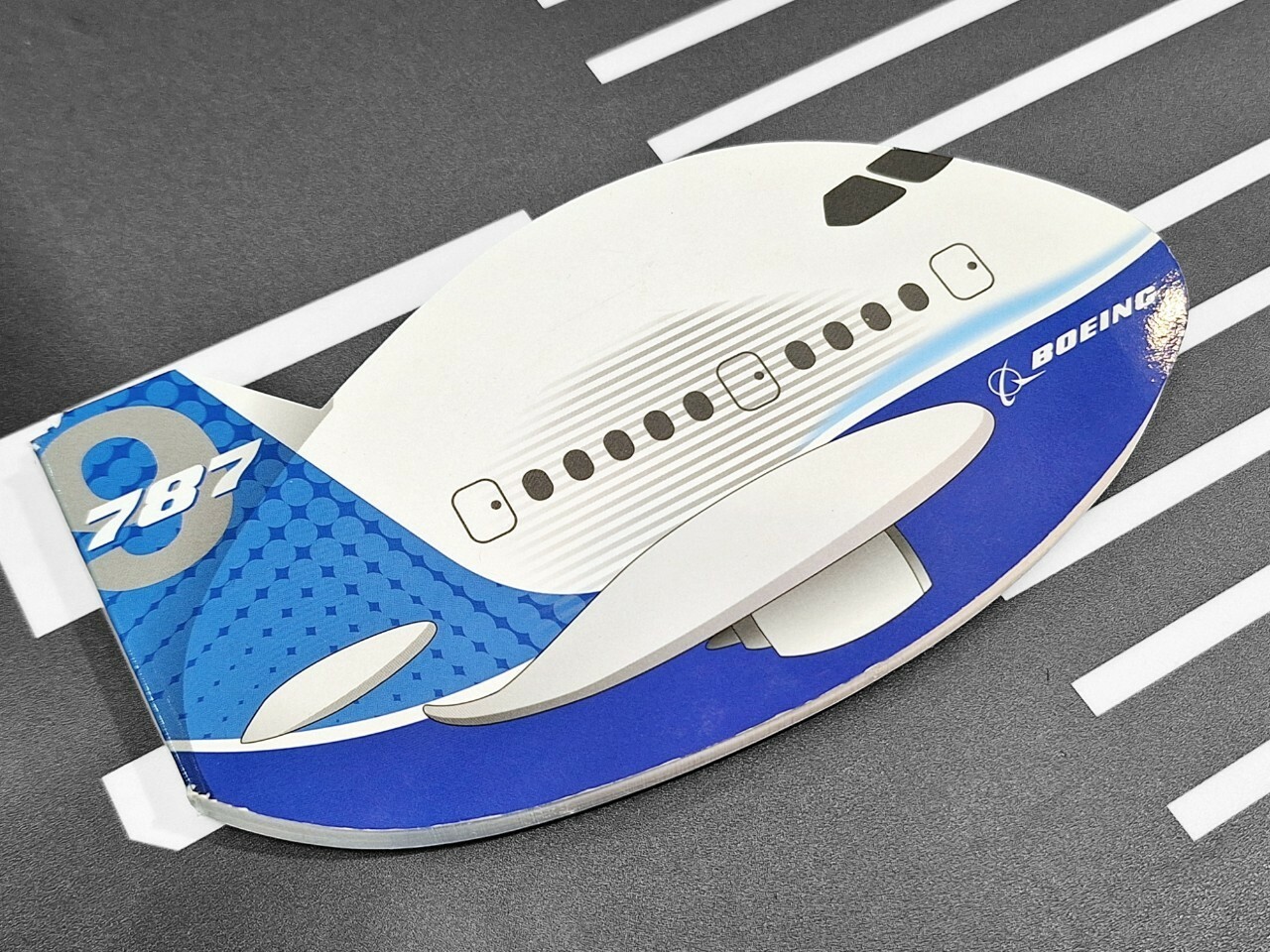 飛機館原創 波音787-9 飛機造型便條本