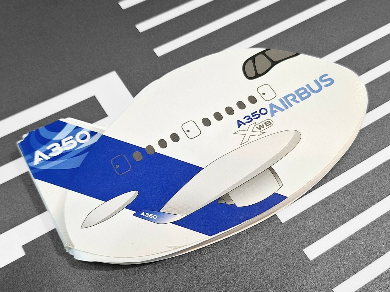 飛機館原創 A350XWB 飛機造型便條本