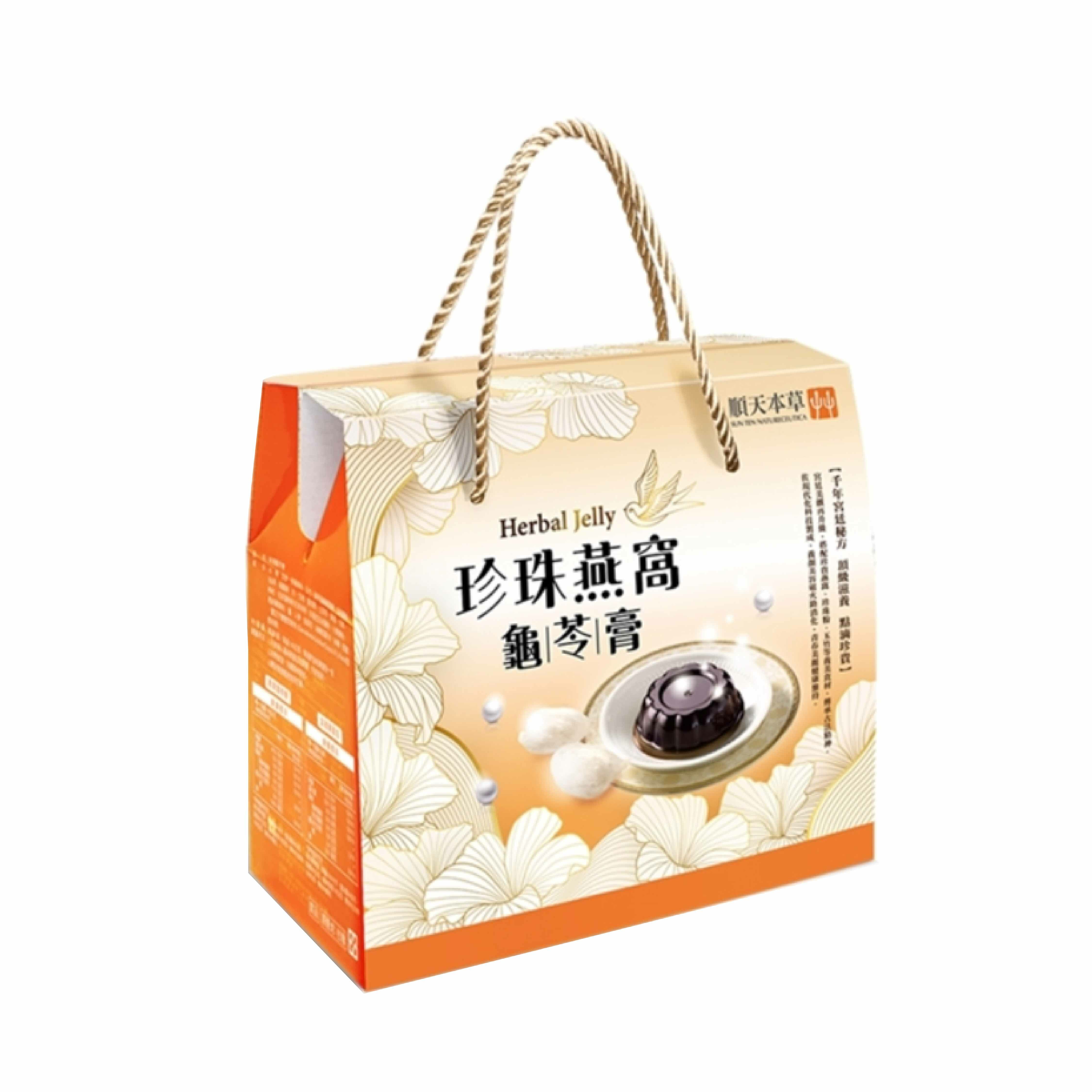 順天本草 珍珠燕窩龜苓膏 6盅/盒