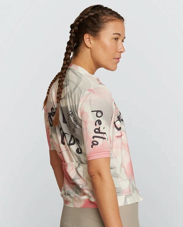 Pedla 女款車衣Local Loops Pro Pursuit 2.0 Jersey Club Almond /灰粉