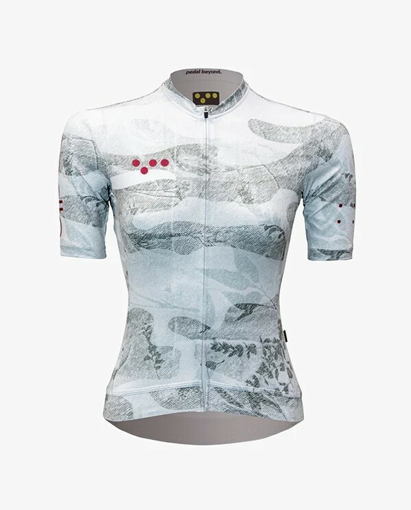 Pedla 女款車衣NatureCAMO Training Jersey Sketch White /灰白
