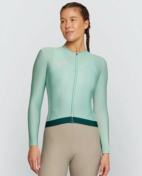 Pedla 女款薄長袖車衣 BOLD Essential Classic LS Jersey Patina /綠