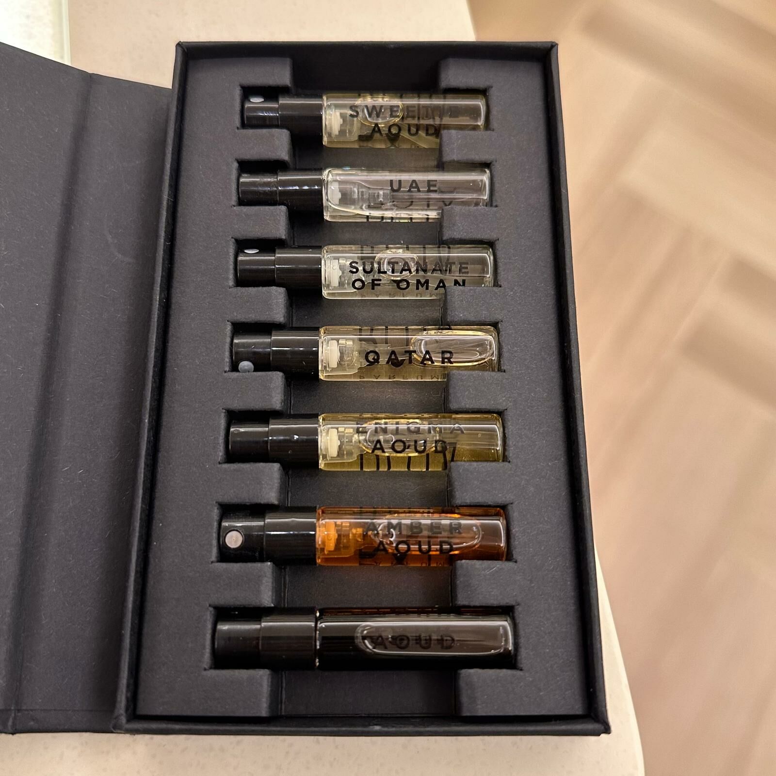 Roja AOUD Collection Fragrance Library 7 x2ml vial