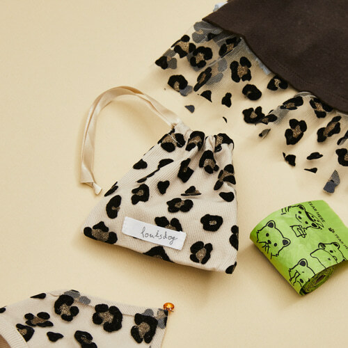 Louisdog 豹紋便便袋
