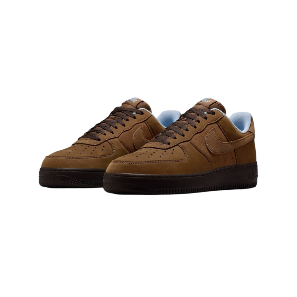 Nike Air Force 1 Low Light British Tan 摩卡小麥棕 深咖啡 麂皮 男鞋 IB4617-222