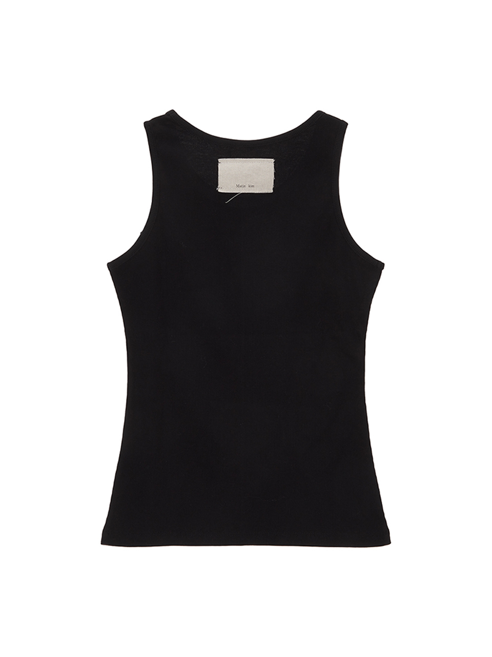 密拷邊無袖上衣 黑色