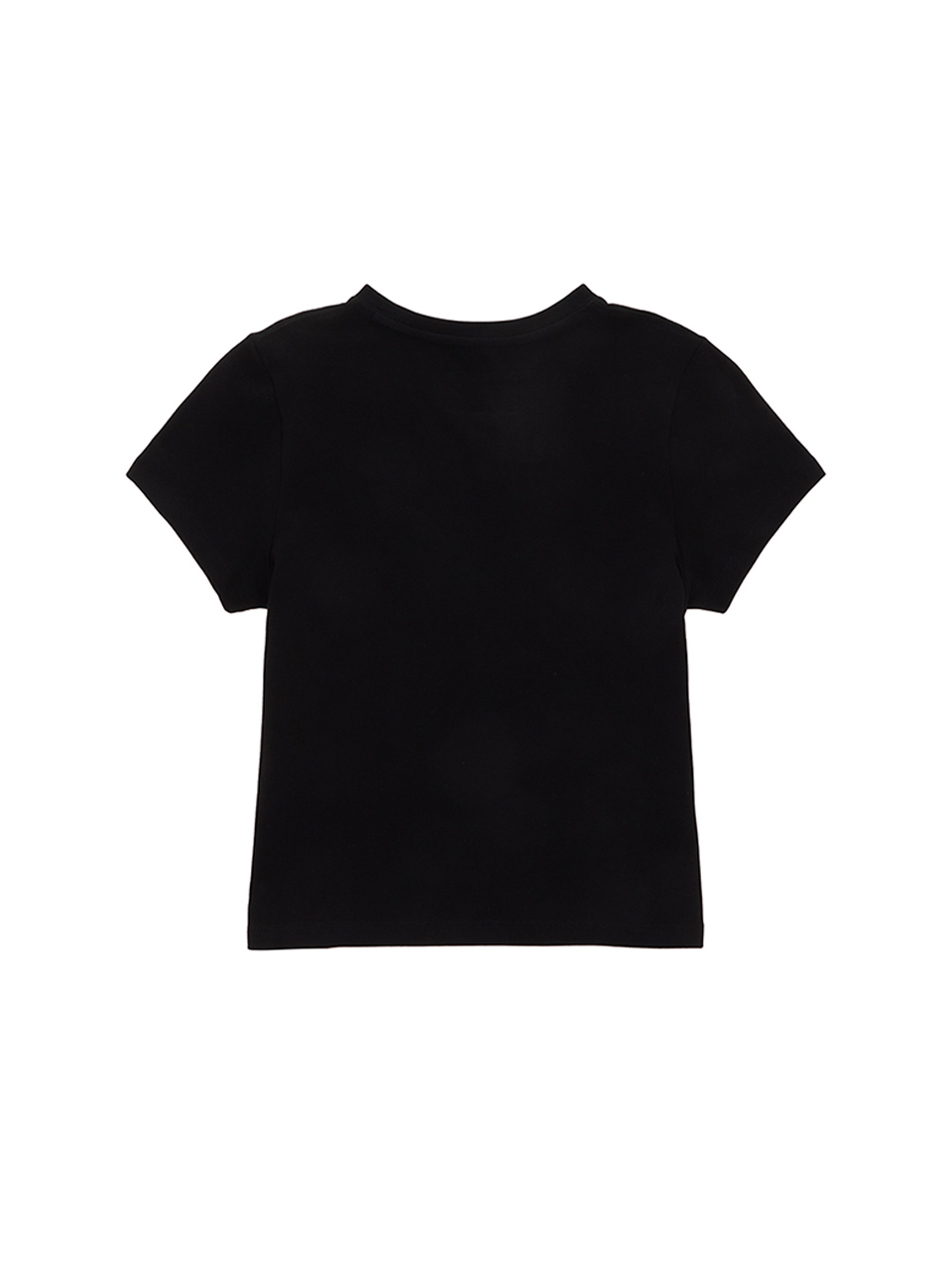 MATIN圓標LOGO短版上衣 黑色