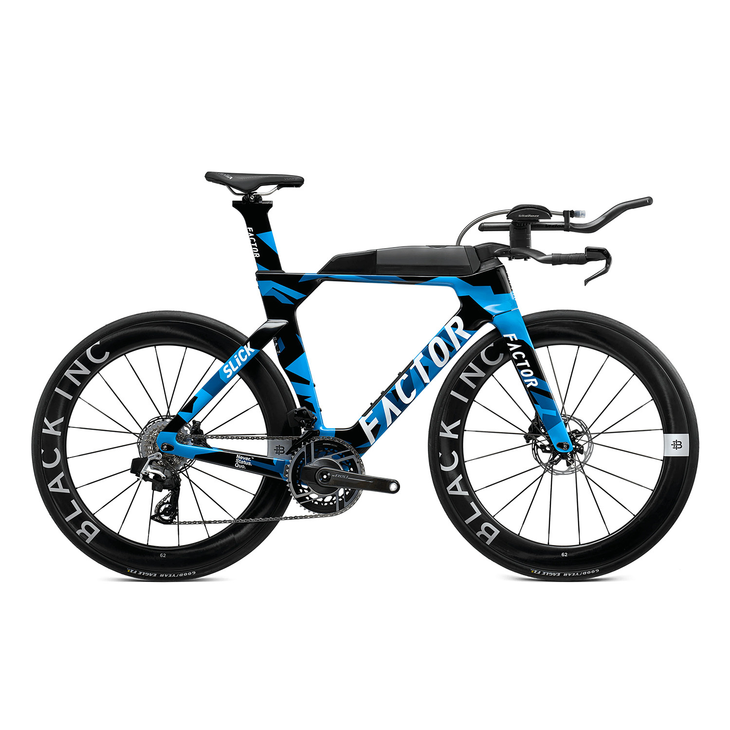 Factor SLiCK Triathlon Bike Nebula Blue (SRAM RED w/ Power Meter)