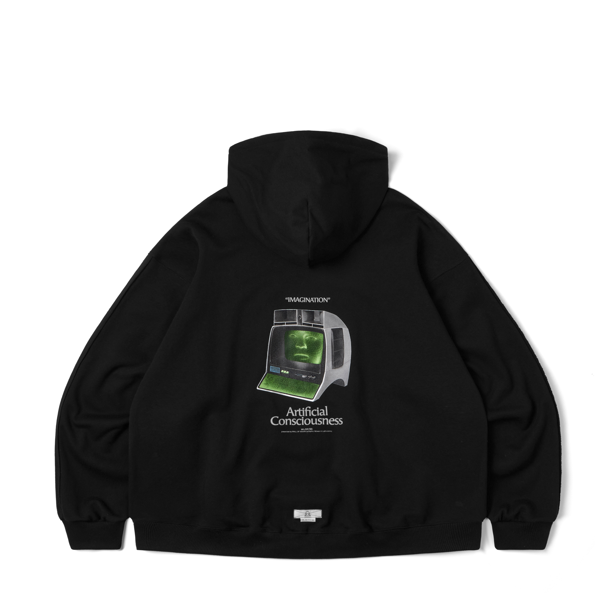 Wall of Sound - 4:14/”TECHNOPOLIS” A/(A) Hoodie - Black