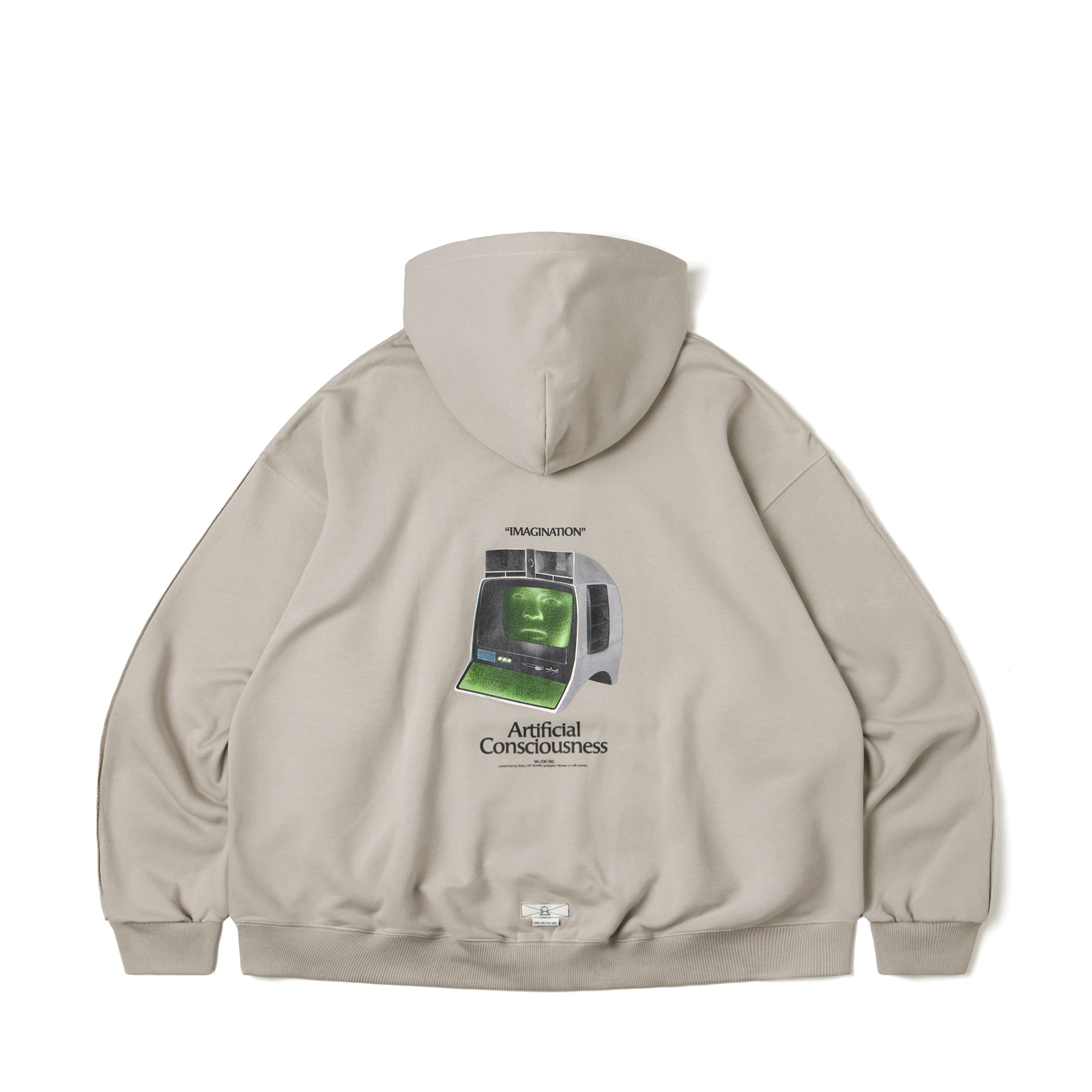 Wall of Sound - 4:14/”TECHNOPOLIS” A/(A) Hoodie - Beige