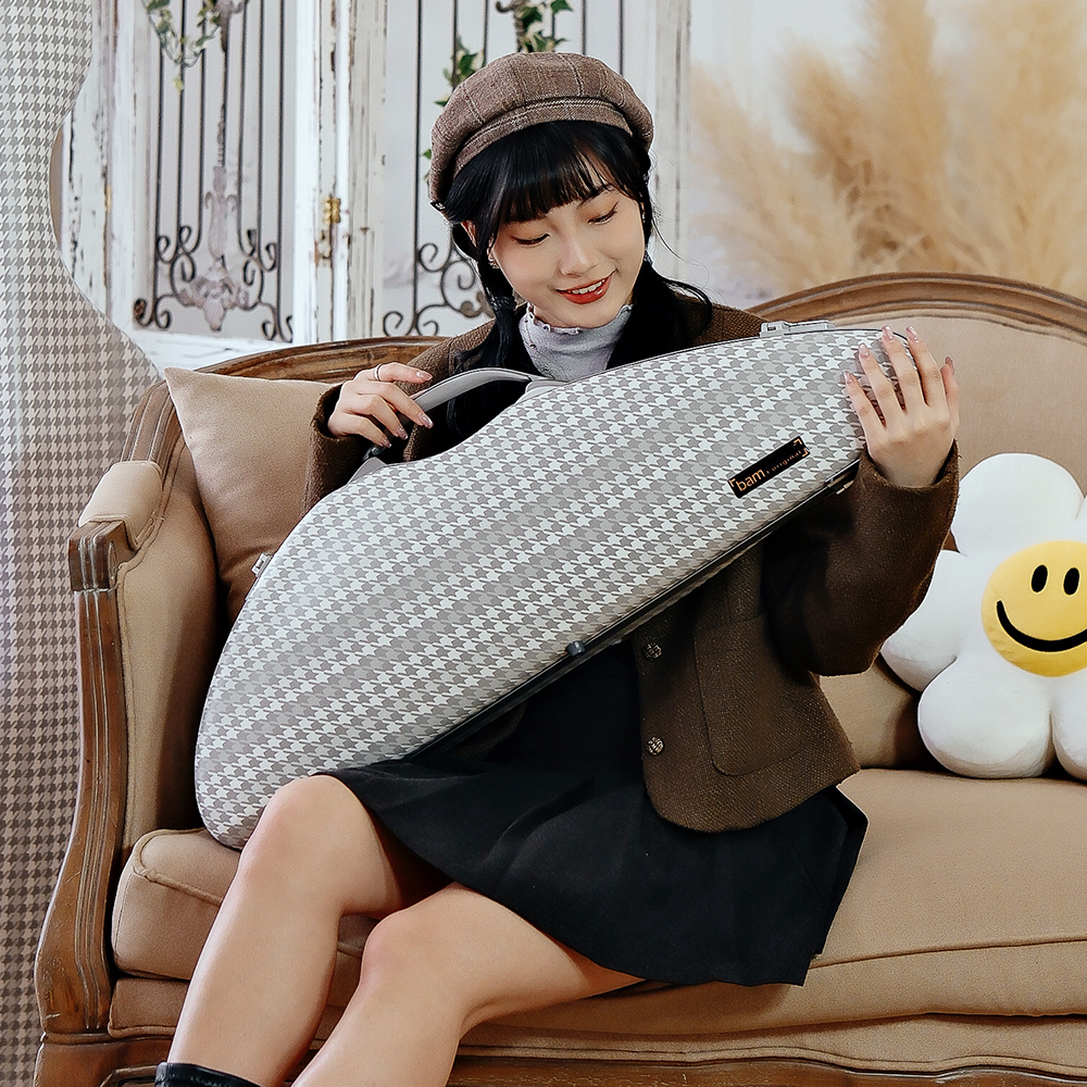 CABOURG 千鳥紋系列 小提琴海豚盒 (黑邊)