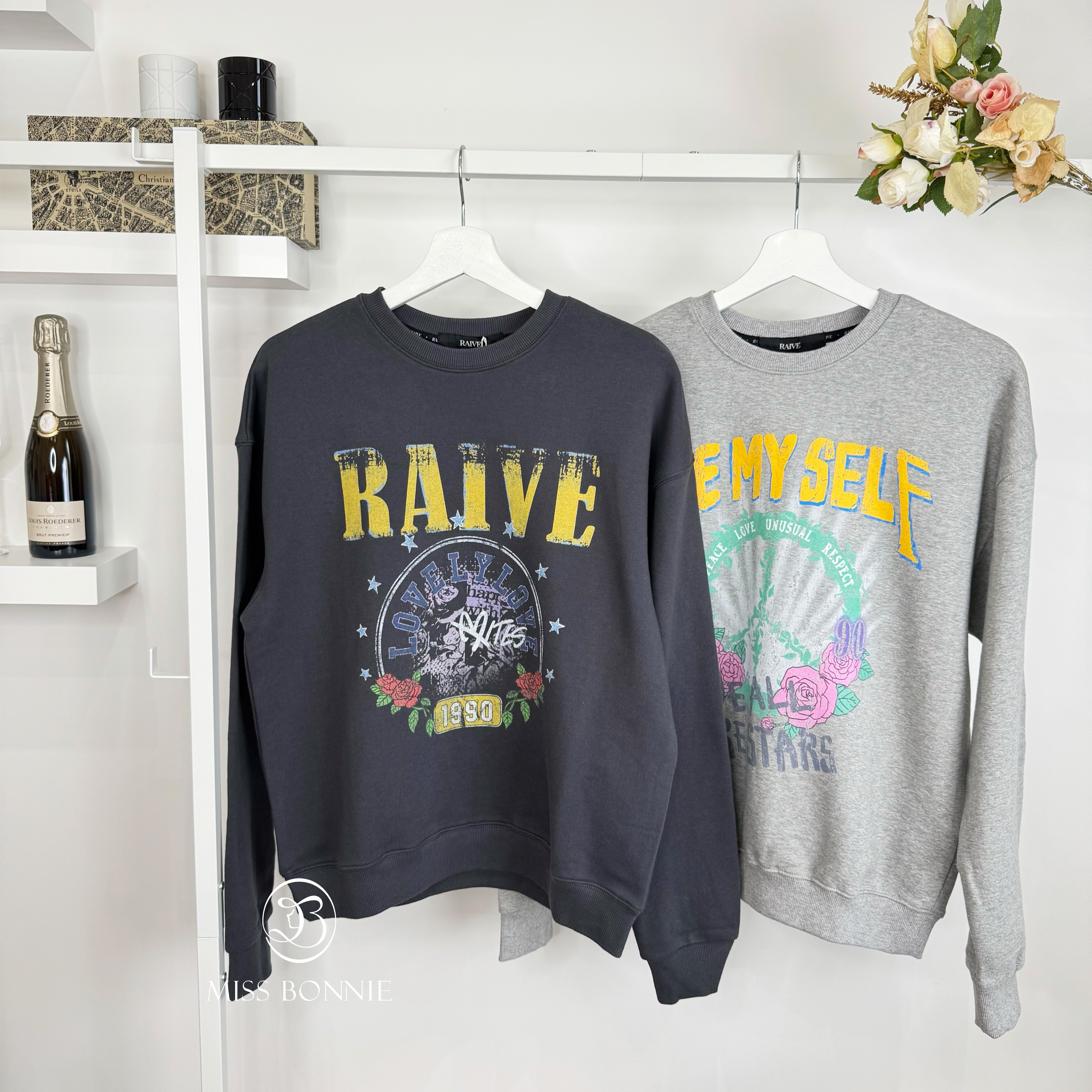 RAIVE玫瑰長袖衛衣