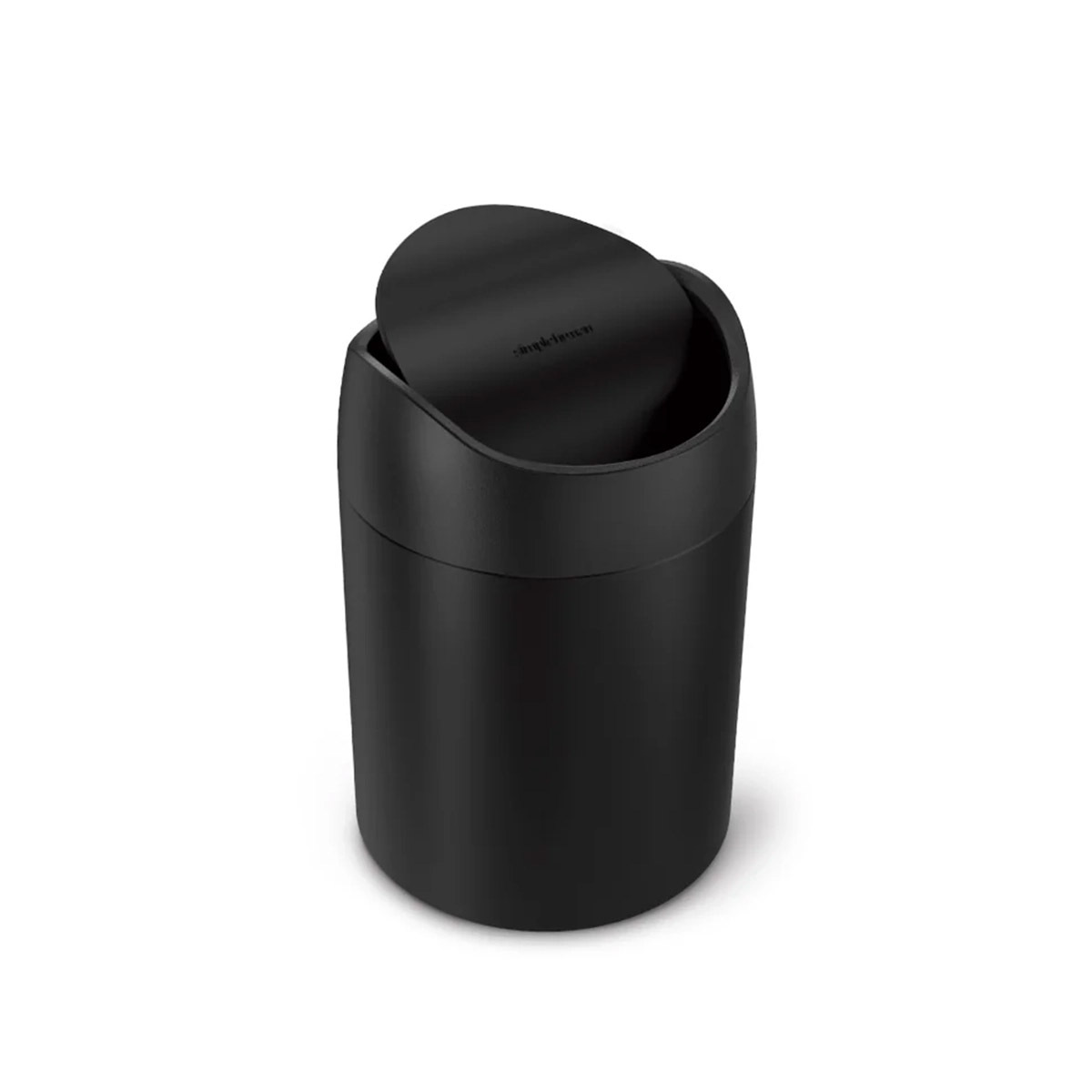 美國品牌SIMPLEHUMAN  1.5L不銹鋼垃圾桶 黑色【香港行貨】-CW2100