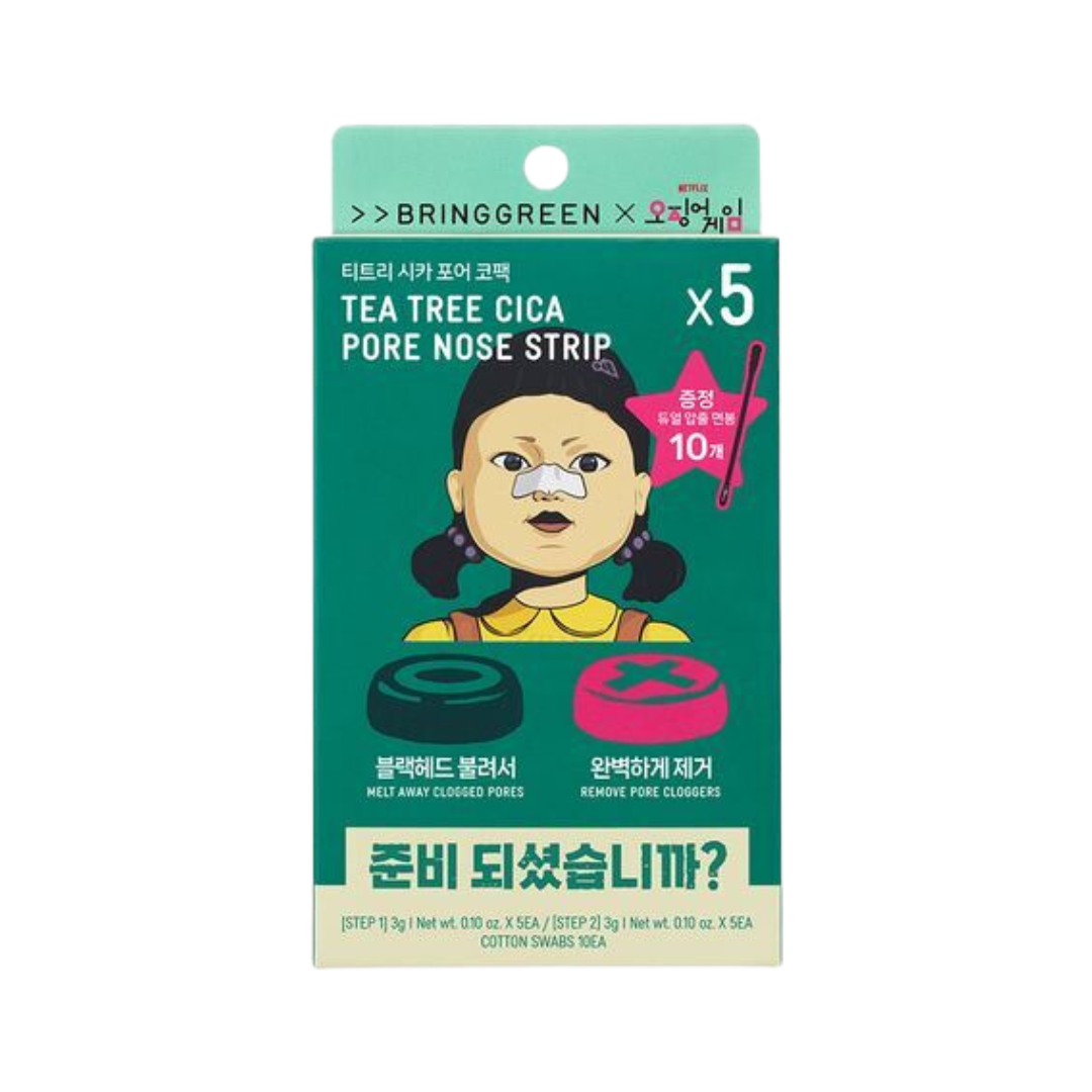 BRING GREEN 茶樹積雪草毛孔清潔鼻貼