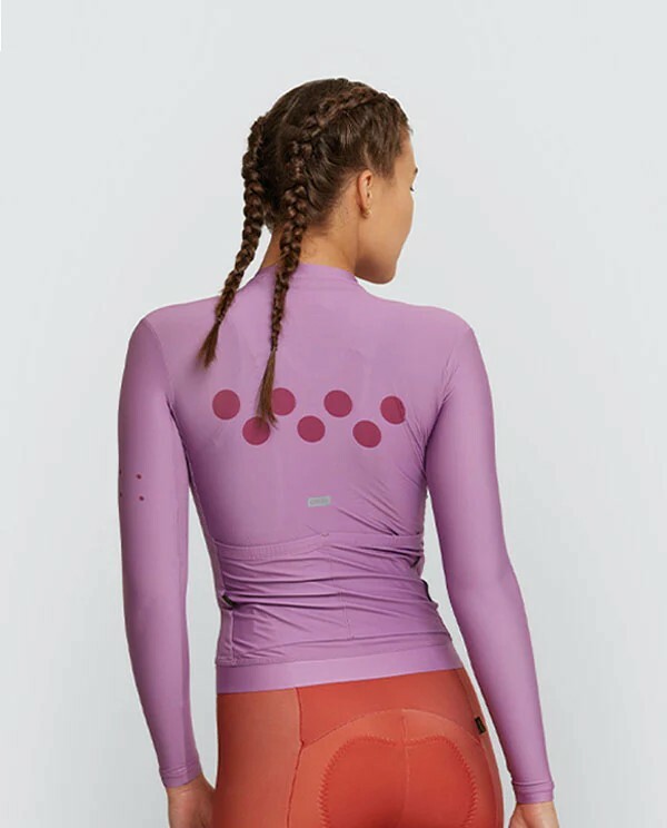 Pedla 女款薄長袖車衣 Essentials Classic LS Jersey Mauve /藕紫