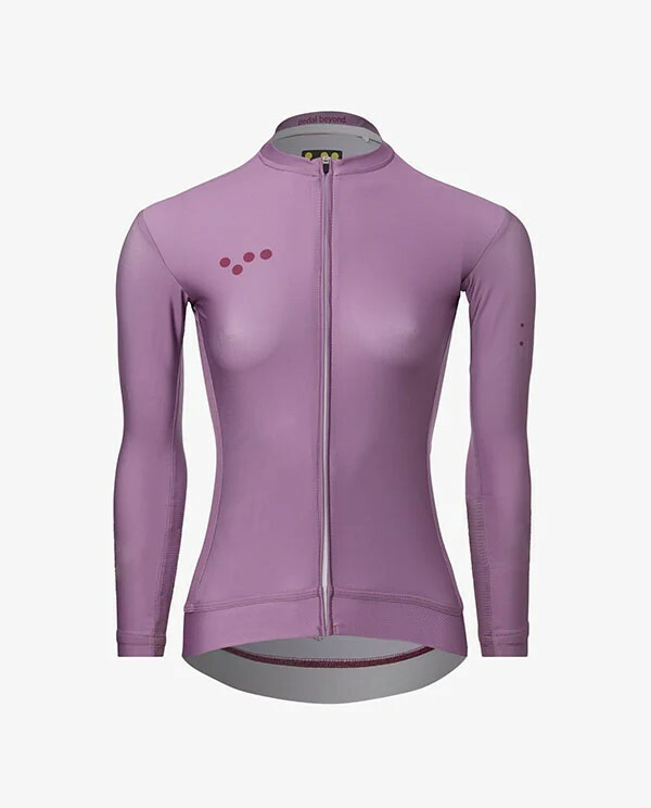 Pedla 女款薄長袖車衣 Essentials Classic LS Jersey Mauve /藕紫