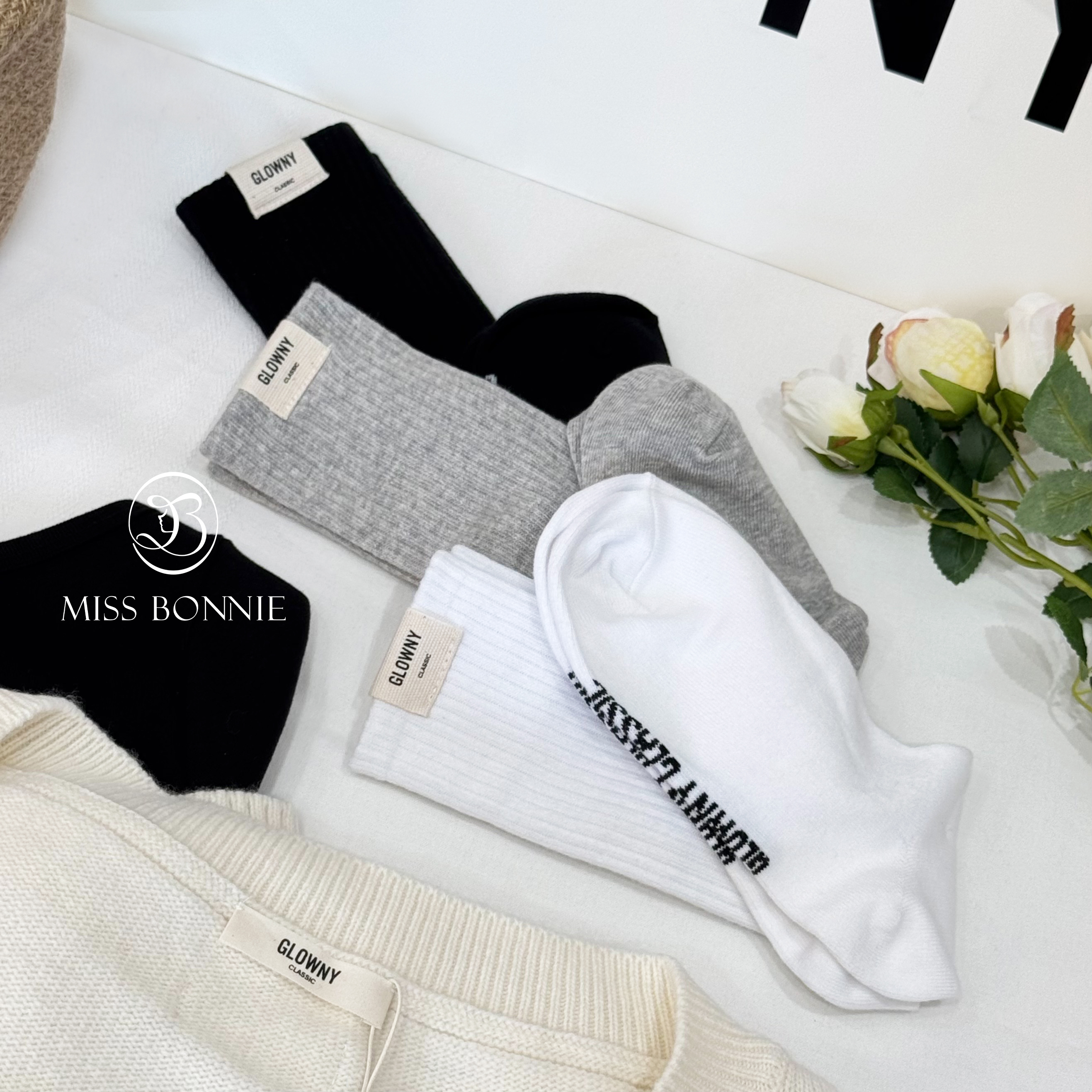 GLOWNY EVERYDAY襪子(共3色)