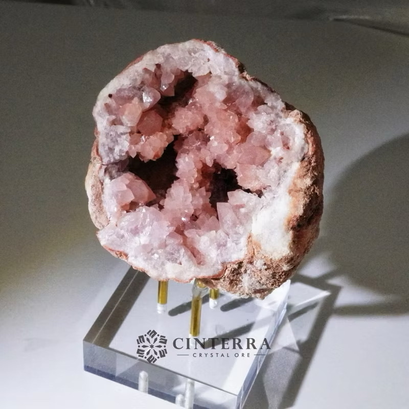 原礦擺件｜阿根廷紫粉晶洞｜